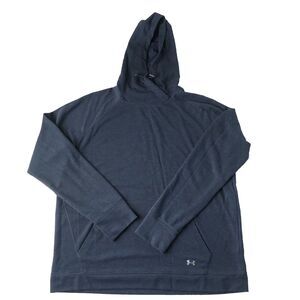 under armour Men’s Blue Hoodie Pocket Long Sleeves Thumb Hole Size Large